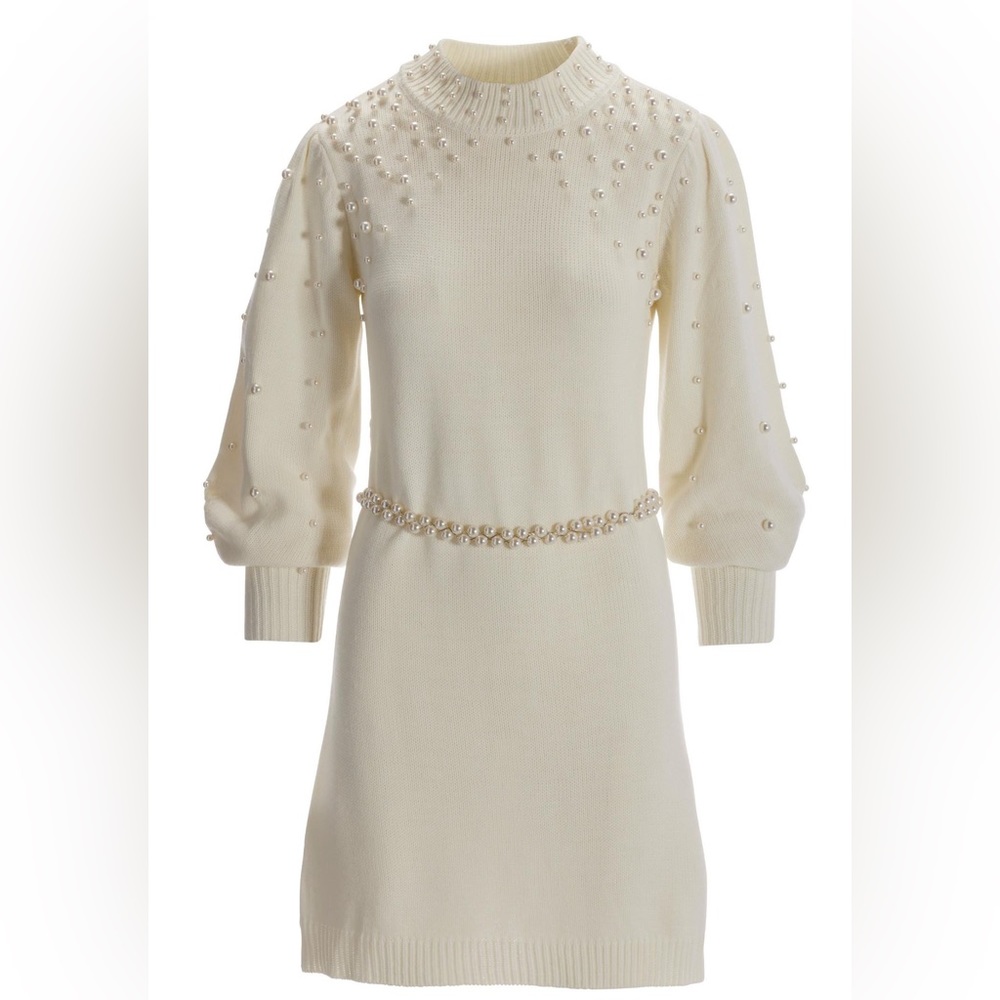 💓Final price 💓Pearl Sweater Dress With Belt XXS,XS,S Brand New. - Picture 2 of 3